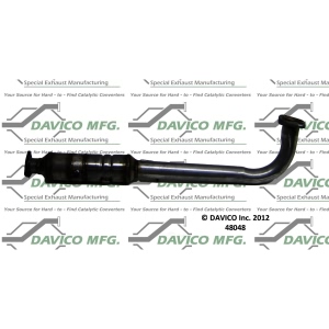 Davico Dealer Alternative Direct Fit Catalytic Converter and Pipe Assembly for 2003 Honda Civic - 48048