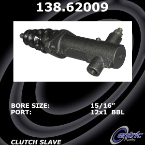 Centric Premium Clutch Slave Cylinder for 1987 Pontiac Fiero - 138.62009