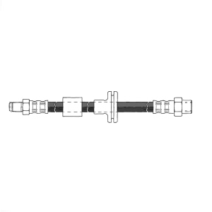 Centric Front Brake Hose for 1993 Mercedes-Benz 600SEC - 150.35011