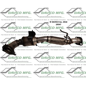 Davico Direct Fit Catalytic Converter and Pipe Assembly for 2015 Ford Escape - 19547
