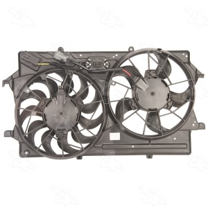 Four Seasons Dual Radiator And Condenser Fan Assembly for 2004 Ford Focus - 75649