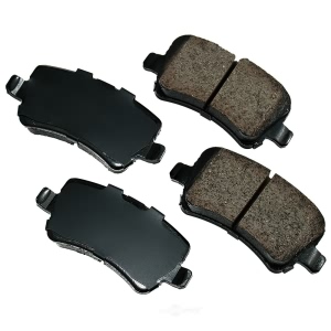 Akebono EURO™ Ultra-Premium Ceramic Rear Disc Brake Pads for 2012 Land Rover Range Rover Evoque - EUR1307