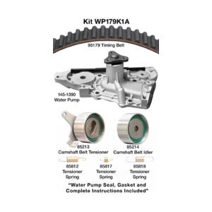Dayco Timing Belt Kit With Water Pump for 1995 Kia Sephia - WP179K1A