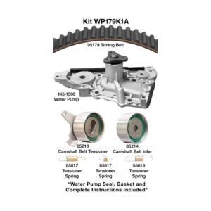 Dayco Timing Belt Kit With Water Pump for 1997 Kia Sephia - WP179K1A