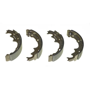 brembo Premium OE Equivalent Rear Drum Brake Shoes for Jeep - S10502N