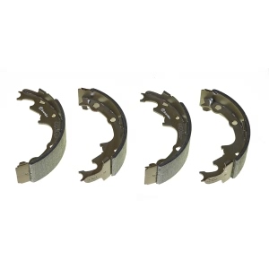 brembo Premium OE Equivalent Rear Drum Brake Shoes for Jeep Wrangler - S10502N