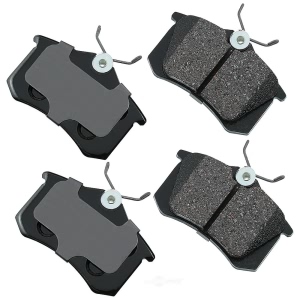 Akebono EURO™ Ultra-Premium Ceramic Rear Disc Brake Pads for 1988 Volkswagen Golf - EUR340