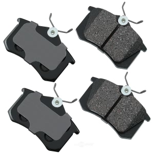 Akebono EURO™ Ultra-Premium Ceramic Rear Disc Brake Pads for 1991 Volkswagen Corrado - EUR340