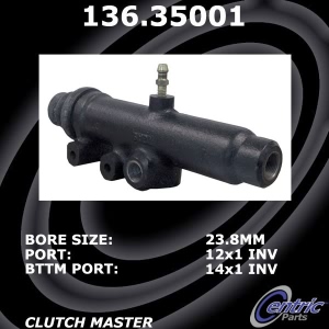 Centric Premium Clutch Master Cylinder for Mercedes-Benz - 136.35001