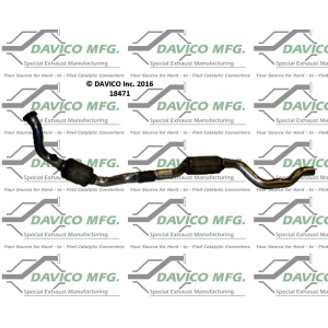Davico Direct Fit Catalytic Converter and Pipe Assembly for Mercedes-Benz ML350 - 18471