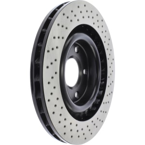 Centric SportStop Drilled 1-Piece Front Brake Rotor for 2008 Chevrolet Corvette - 128.62086
