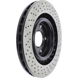 Centric SportStop Drilled 1-Piece Front Brake Rotor for 2008 Cadillac XLR - 128.62086