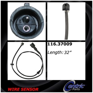Centric Brake Pad Sensor Wire for Porsche 928 - 116.37009