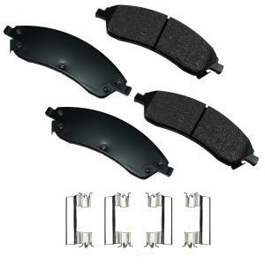 Akebono Pro-ACT™ Ultra-Premium Ceramic Front Disc Brake Pads for 2006 Cadillac CTS - ACT1019