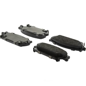 Centric Posi Quiet™ Extended Wear Semi-Metallic Rear Disc Brake Pads for 2011 Cadillac STS - 106.10200