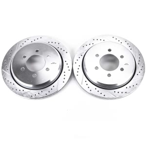 Power Stop PowerStop Evolution Performance Drilled, Slotted& Plated Brake Rotor Pair for 2004 Ford Expedition - AR8591XPR