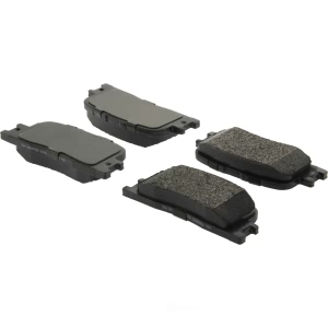 Centric Posi Quiet™ Extended Wear Semi-Metallic Rear Disc Brake Pads for 2004 Toyota Camry - 106.08850