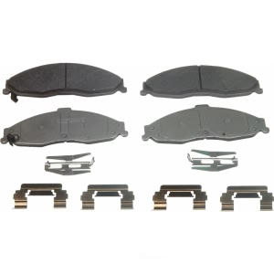 Wagner ThermoQuiet Semi-Metallic Disc Brake Pad Set for 2000 Pontiac Firebird - MX749