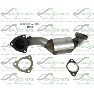 Davico Direct Fit Catalytic Converter and Pipe Assembly for 2014 Ford Explorer - 19534