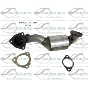 Davico Direct Fit Catalytic Converter and Pipe Assembly for 2015 Ford Explorer - 19534