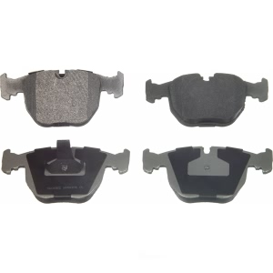 Wagner ThermoQuiet Semi-Metallic Disc Brake Pad Set for 2002 BMW 540i - MX681