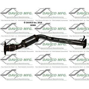 Davico Direct Fit Catalytic Converter and Pipe Assembly for 2006 Chevrolet Impala - 18366