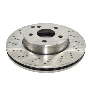 DuraGo Drilled And Slotted Vented Front Brake Rotor for 2012 Mercedes-Benz C300 - BR900884