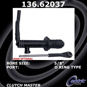 Centric Premium Clutch Master Cylinder for Saturn SL1 - 136.62037