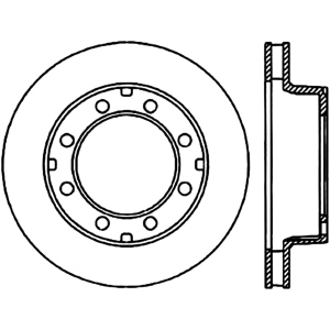 Centric Premium™ Brake Rotor for 1992 Ford F-350 - 125.65012