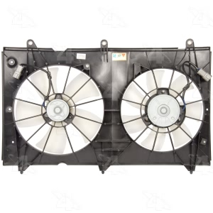 Four Seasons Dual Radiator And Condenser Fan Assembly for Honda - 75358