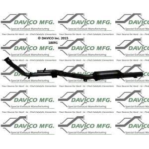 Davico Direct Fit Catalytic Converter and Pipe Assembly for Mercedes-Benz S600 - 18091