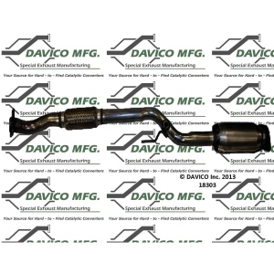 Davico Direct Fit Catalytic Converter and Pipe Assembly for 2004 Nissan Sentra - 18303