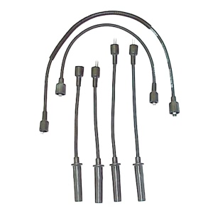 Denso Spark Plug Wire Set for 1986 Dodge Daytona - 671-4067