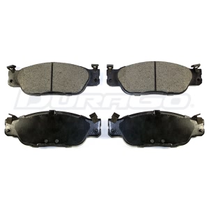 DuraGo Premium Semi Metallic Front Disc Brake Pads for 2005 Lincoln LS - BP849AMS