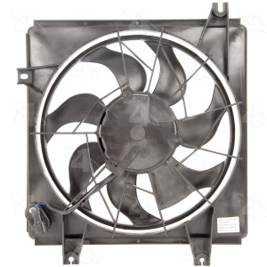 Four Seasons Left A C Condenser Fan Assembly for Kia - 75532