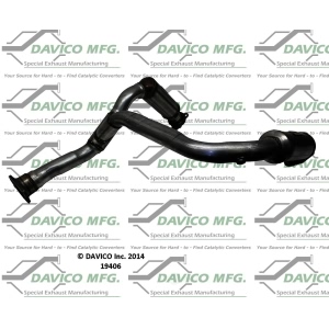 Davico Direct Fit Catalytic Converter and Pipe Assembly for 2008 GMC Yukon XL 1500 - 19406