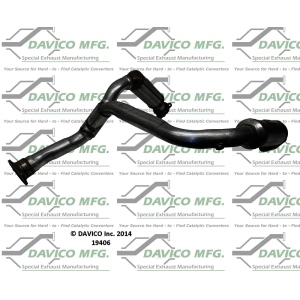 Davico Direct Fit Catalytic Converter and Pipe Assembly for 2007 GMC Sierra 3500 HD - 19406