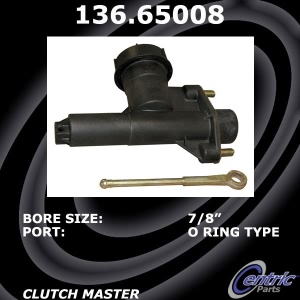 Centric Premium Clutch Master Cylinder for 1985 Ford E-350 Econoline - 136.65008