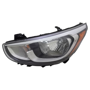 TYC Driver Side Replacement Headlight for 2015 Hyundai Accent - 20-9718-00-9
