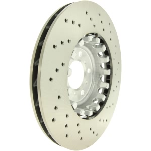 Centric SportStop Drilled 1-Piece Front Passenger Side Brake Rotor for BMW - 128.34163