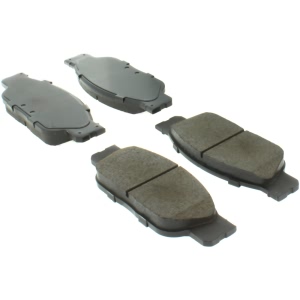 Centric Posi Quiet™ Extended Wear Semi-Metallic Front Disc Brake Pads for 2004 Lincoln LS - 106.08050