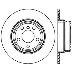 Centric GCX Rotor With Full Coating And High Carbon Content for 2005 BMW X5 - 320.34051H