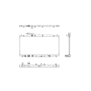 TYC Engine Coolant Radiator for 2008 Honda CR-V - 13031