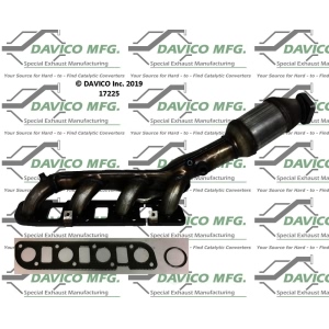 Davico Exhaust Manifold with Integrated Catalytic Converter for 2013 Infiniti QX56 - 17225