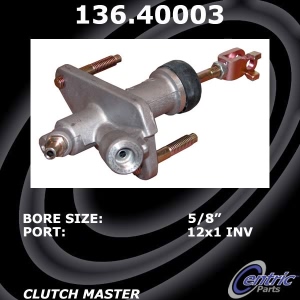 Centric Premium Clutch Master Cylinder for 1991 Honda Prelude - 136.40003