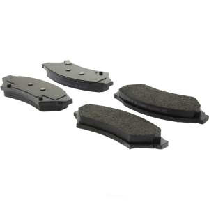 Centric Posi Quiet™ Extended Wear Semi-Metallic Front Disc Brake Pads for Buick LaCrosse - 106.10750