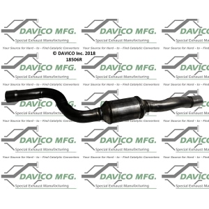 Davico Direct Fit Catalytic Converter and Pipe Assembly for Mercedes-Benz C350 - 18506R