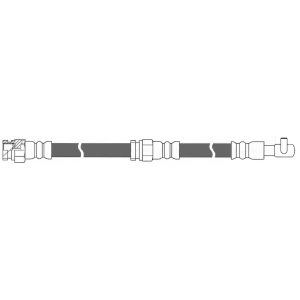 Centric Front Passenger Side Brake Hose for 2013 Mazda CX-5 - 150.45055