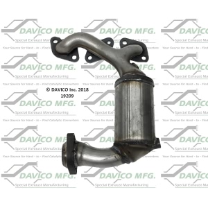 Davico Exhaust Manifold with Integrated Catalytic Converter for 2002 Mercury Cougar - 19209