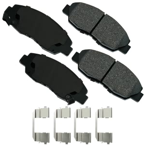 Akebono Pro-ACT™ Ultra-Premium Ceramic Front Disc Brake Pads for 1990 Honda Accord - ACT465E